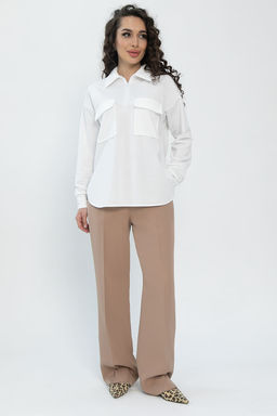 Поло рубашка Алькор (белая) Б13256-10М - Lt collection фото 2