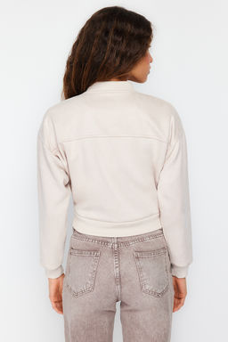 TRENDYOLMILLA Tas Oversize Suet Bomber Ceket Mont TWOSS24MO00048  фото 11