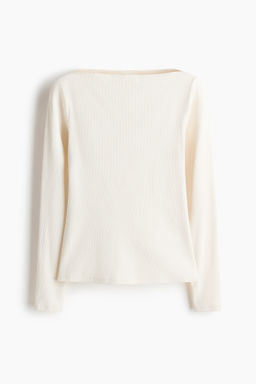 Top de canal? con escote barco - H&m фото 3