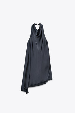 ZW COLLECTION SATIN HALTER TOP - Zara фото 14