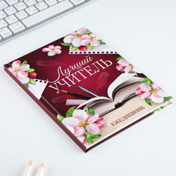 Ежедневник А5, 80 л, твердая обложка Лучший учитель
