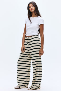 Pantal?n amplio en punto de canal? - H&m фото 3