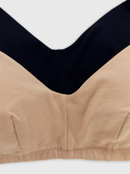 Бюстье женское набор (2 шт.) в черном и бежевом цвете черный 512388-2 - Mark formelle фото 9