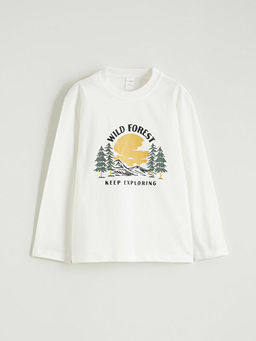 Bask?l? Erkek ?ocuk Tak?m 3l?