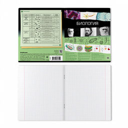 Цена за 5 шт. Тетрадь общая ученическая ErichKrause Timeline, Биология, 36 листов, клетка  фото 2