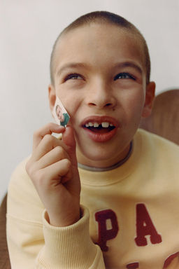 TERRY PATCH SWEATSHIRT - Zara фото 6