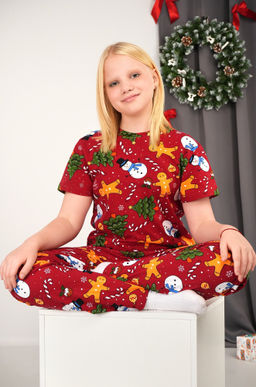 Детская новогодняя пижама Happyfox