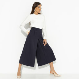 Юбка-шорты с карманами Модная интуиция (синий) - Charutti фото 2