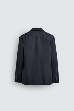BLAZER TRAJE ESTRUCTURA 100% LANA / Marino - Zara фото 9