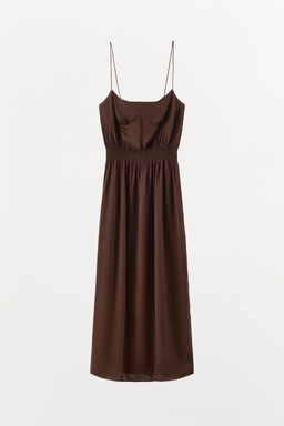 GATHERED SATIN DRESS - Zara фото 4