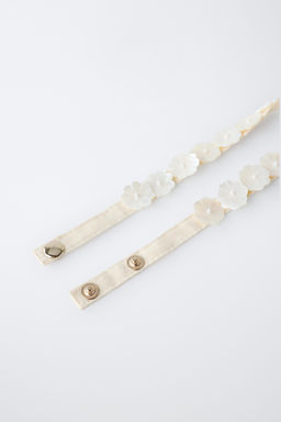 CHOKER FLORES NACARADAS / Blanco - Zara фото 2