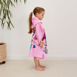 Полотенце-пончо детское махровое Крошка Я Русалочка 60х120см, 100% хлопок, 300гр/м2  фото 2