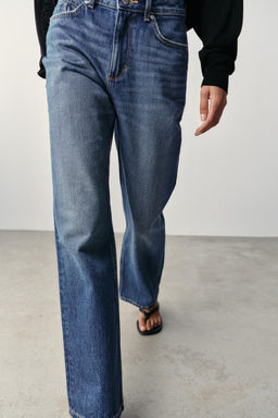 JEANS Z1975 REGULAR TIRO ALTO LONG LENGTH / Azul - Zara фото 6