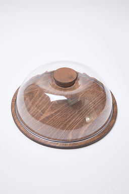 Ahsap Kek Fanusu Naturel (29 cm) TPHAW26KSK00001