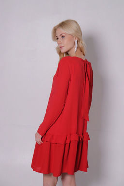Платье-трапеция красное - Martichelli фото 5