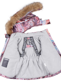 Костюм 7з1224 кофе/орхидея - Nikastyle фото 9