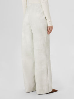 Брюки женские Mark Formelle из экокожи белые  фото 2