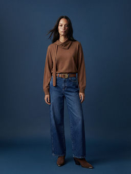 Baggy Fit Kad?n Jean Pantolon