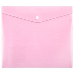 Expert Complete Trend ICEberries Папка-конверт для тетрадей с кнопкой A5+ 180 мкм лён 20 шт. клубника ЕС211120054