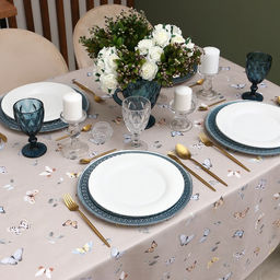 Скатерть Этель Butterflies 146?250 см, 100% хлопок, рогожка 186 г/м?