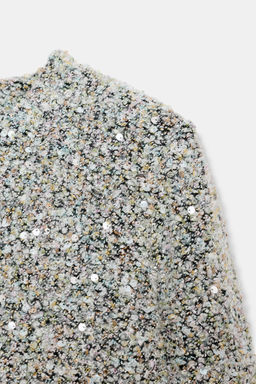LONG SLEEVE SEQUIN JUMPER - Zara фото 6