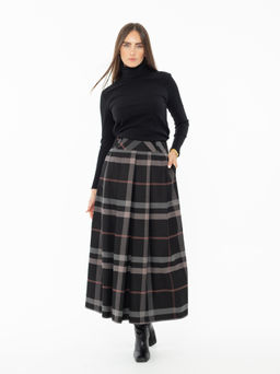 юбка, расклешенная от пояса к низу, с обтачным поясом на шлевках - Трика фото 2