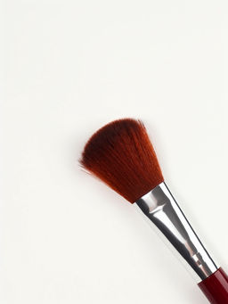 Цена за 3 шт. Кисть для макияжа, 14 (± 1) см, коричневая