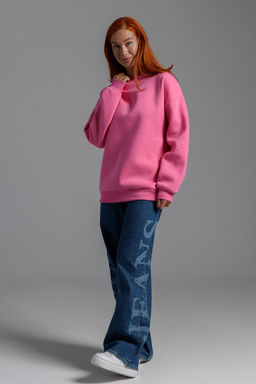 Женский свитшот оверсайз 14422 - Натали фото 13