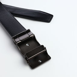 Ремень мужской, пряжка автомат, регулируемая длина 120 см, ширина 3.6 см, чёрный