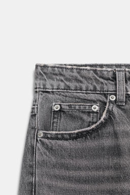 JEANS TRF MOM FIT TIRO ALTO / Gris antracita - Zara фото 9
