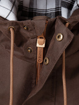 Парка демисезонная Шоколад 7+ - Bungly фото 4