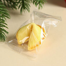 Цена за 2 шт. Печенье с предсказаниями в коробке Яркого Нового года, 6 г