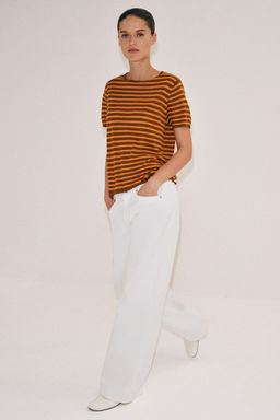 TOP PUNTO RAYAS / Naranja