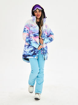 Женская горнолыжная сноубордическая куртка Alpha Endless Ultra Chaleur SNB 423/316_9 Разноцветный  фото 32