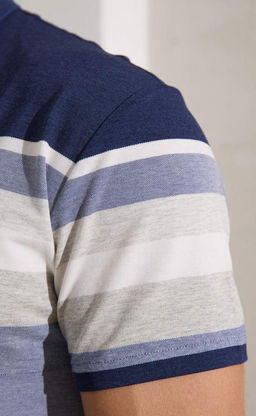 Футболка-поло F211-07-564b blue - Fine joyce фото 5