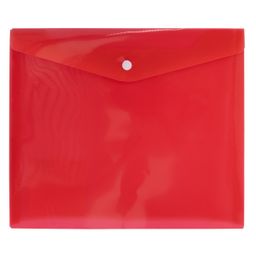 Expert Complete Premier Папка-конверт для тетрадей с кнопкой A5+ 180 мкм волокно 20 шт. красный 210404