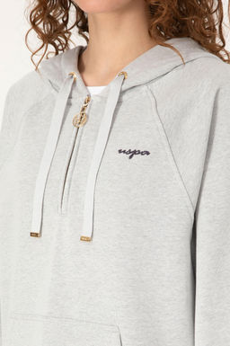 Kad_n Gri Melanj Basic Sweatshirt - U.s. polo assn фото 7