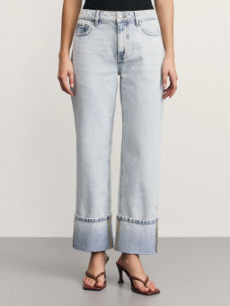 Джинсы straight с подворотами / Zarina  фото 7