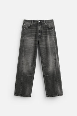 BAGGY JEANS WITH SEAM DETAIL - Zara фото 6