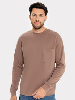 Джемпер мужской в коричневом оттенке