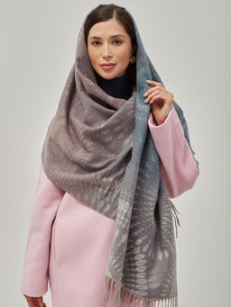 В составе шерсть ! теплый двусторонний палантин - Tantino фото 2