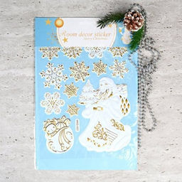 Наклейка новогодняя 38х30 Новый год / 610-284 /уп 12/210/ - Галеонтрейд фото 4