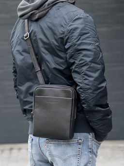 Мужская кожаная сумка Dierhoff ДМ 2042/МХ - Sergio valentini фото 3