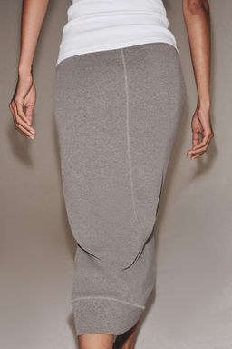 FALDA MIDI FLUIDA / Gris vigor? - Zara фото 3