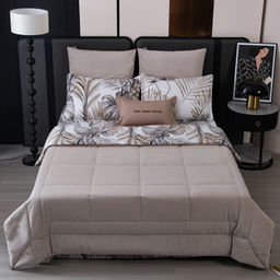 Комплект постельного белья на резинке Сатин Velouria Luxe с Одеялом VLR014 180*200*25;160*200*25;140*200*25 Евро 4 Наволочки