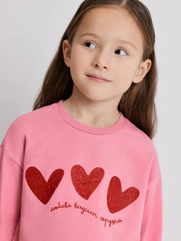 ACOOLA / Джемпер детский для девочек Salem пыльный розовый  фото 4