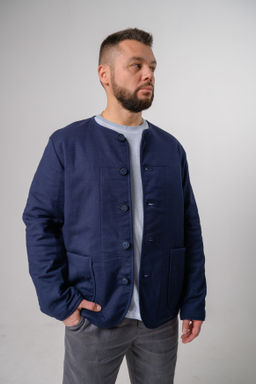 Льняная куртка-(лен, хлопок) - Новый лен фото 2