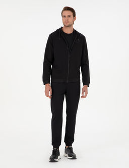 Siyah Slim Fit 3 _plik Pa_as_ Lastikli E_ofman Alt_