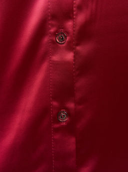 Атласная рубашка BL11537RED31 - Артесса фото 4