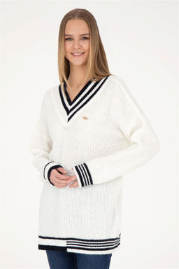 Женский кремовый свитер - U.s. polo assn фото 2